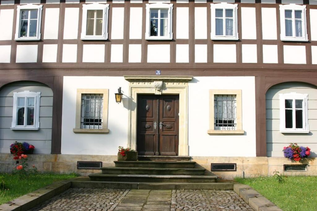 Komfort-Ferienwohnung "Zur Schmiedebruecke" Großschönau Esterno foto