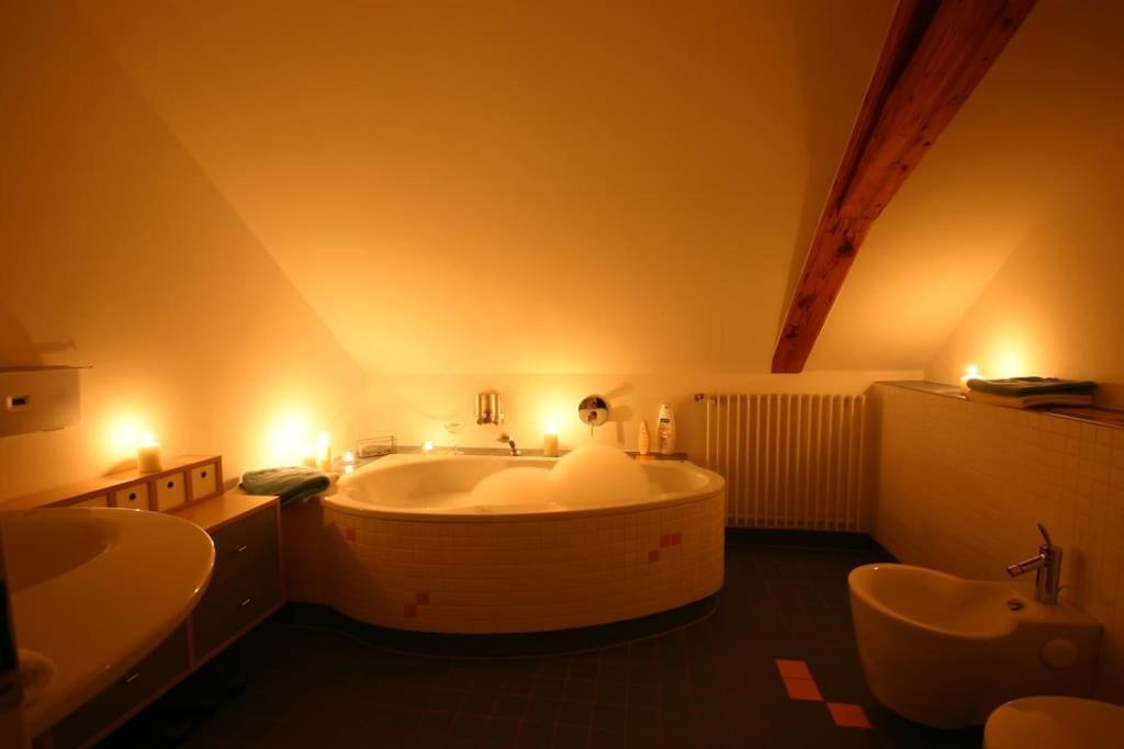 Komfort-Ferienwohnung "Zur Schmiedebruecke" Großschönau Esterno foto